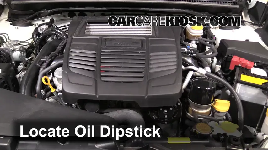2015 Subaru WRX Limited 2.0L 4 Cyl. Turbo Oil Check Oil Level